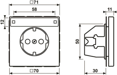 Jung SCHUKO Steckdose          AL1520NAD 