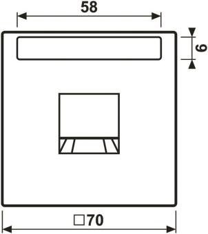 Jung Abdeckung f.MJ 1f   LS1969-1NAWESWM 