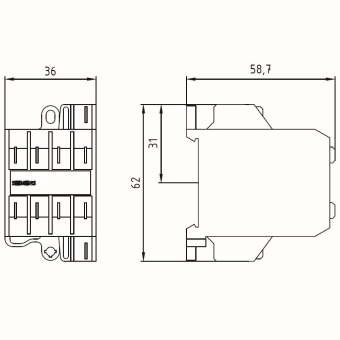 SIEM Kleinschütz 16A/400V   3TG1001-1AC2 
