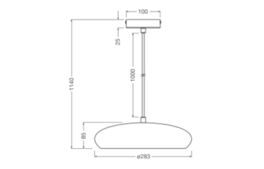 Ledvance Decor Plaster Pure Pendant 280 