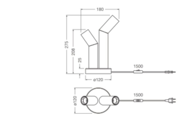 Ledvance Decor Straw Table 2XE27 