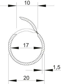 OBO 2953 M20 LGR Quick-Pipe M20 PVC 