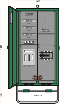 ET ANSCHLUSS-SCHRANK        A 250-1Z-HEW 
