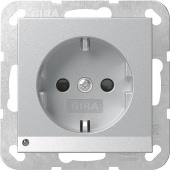 GIRA 417026 SCHUKO-Steckdose LED-Leu.+ 