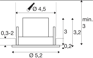 SLV NEW TRIA  45 DL rund         1009004 