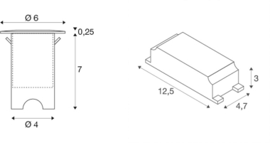SLV TRAIL-LITE  60 4er Set Boden 1008841 