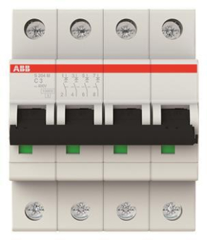 ABB Sicherungsautomat C-Char.   S204M-C3 