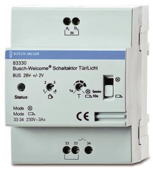 BJ Schaltaktor Tür/Licht REG       83330 