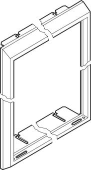 ABN Blendrahmen f.S39 RAL9016      GBR39 