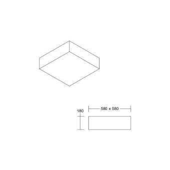 Brumberg Deckenleuchte weiss    58237784 