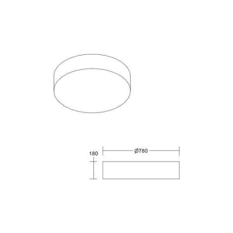 BRUM Deckenleuchte mit Schirm   58258000 