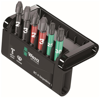 Wera IMPAKTOR Satz 6tlg Bits 05057695001 