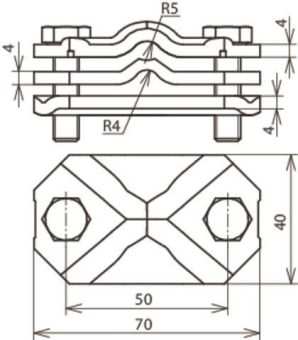 DEHN Verb.-/Trennklemme           454000 