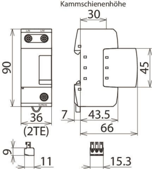 DEHN BS-Ableiter DEHNbloc M FM    961125 