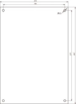 DEHN Hinweisschild 210x297x0,7mm  480699 