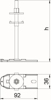 OBO IBNEV 150 Nivelliereinheit f.IBK St 