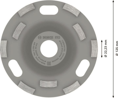 Bosch DIA-Topfs.125mm    DIA-TOPFS. 125M 