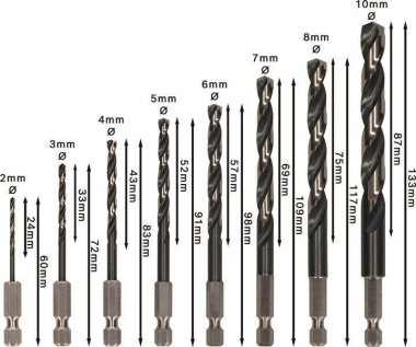Bosch HSS Spiralbohrerset     2608577139 