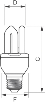 PHIL Kompakt LLp 11W-827 E27    80119710 
