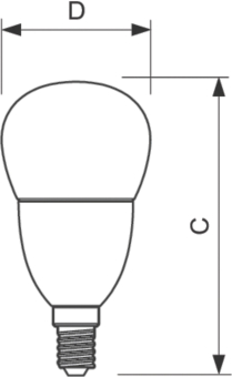 PHIL MST LEDluster 8-60W/827 E14 