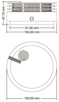 Hekatron Rauchwarnmelder      Genius H-G 