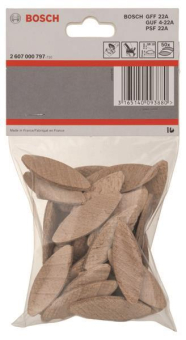 Bosch 50Flachdübel 55x19x4mm  2607000797 