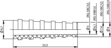 TEGA Knickschutztülle          100001164 