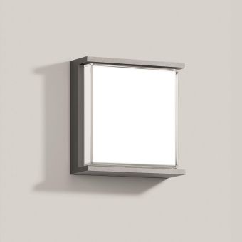 BEGA Wandleuchte silber 3000K   24071AK3 