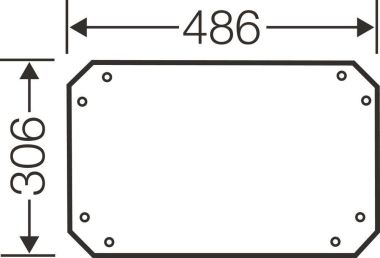 HENS ENYSTAR-Montageplatte aus  FP MP 40 