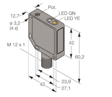 Turck Opto Sensor Reflexions- QM42VP6LPQ 