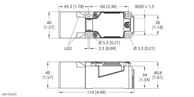 TURCK Induktiver Sensor NI40U-   1623600 