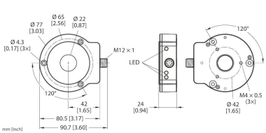 Turck     RI360P0-EQR24M0-HESG25X3-H1181 