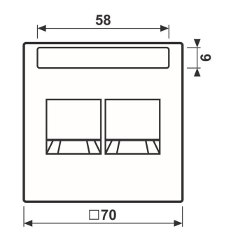 Jung Abdeckung f.MJ 2f   LS1969-2NAWEWWM 