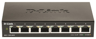 D-Link 8-Port Layer2     DGS-1100-08V2/E 
