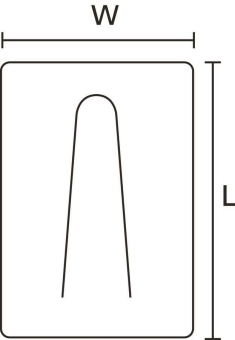 Hellermann SAC3-ST-WH(100) Klebesockel 