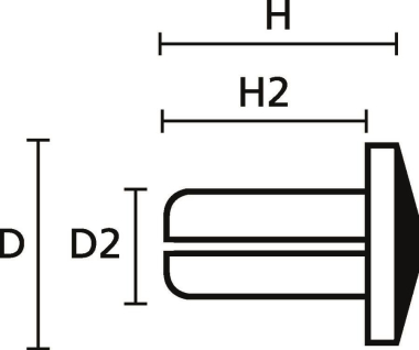 Hellermann TY8P1-PA66-BK(1000) 
