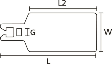Hellermann QT10065R-PA66-WH(25) Schilder 