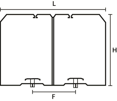Hellermann HTWD-BWR-100X80-PC/ABS-BK(10) 
