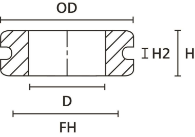 Hellermann HV1608-PVC-FR-GY(250) 