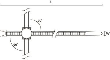 Hellermann CBTO50R-PA66HS/PA66HIRHS-BK 