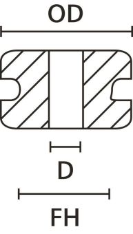 Hellermann HV1608-PVC-FR-GY(250) 