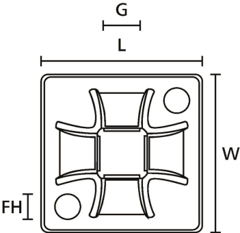 Hellermann QM30APT-A-PA66-BK (100) 