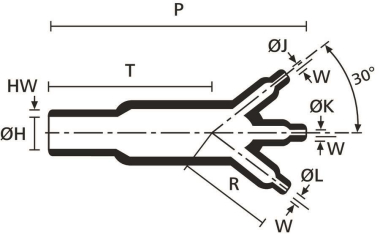 Hellermann 306-1-G-PO-X-BK Formteil 