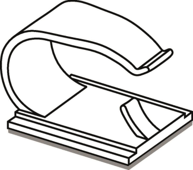 Hellermann RB8-PA66-NA(100) Klebesockel 