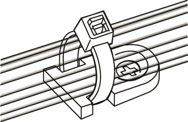 Hellermann MB2-PA66-BK(100) Befestigungs 