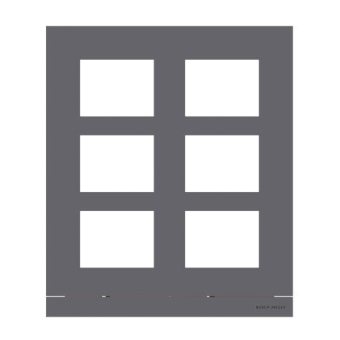 BJ Frontplatte Audio 2/3    41396CF-B-03 