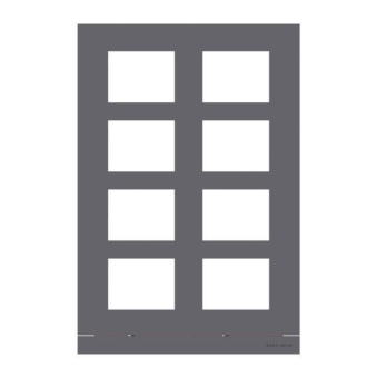 BJ Frontplatte Audio 2/4    41398CF-B-03 