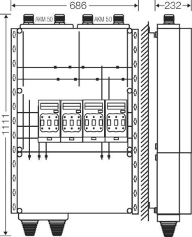 Hensel HV0180 MI-HV 4xLT00 - HV0180 5POL 
