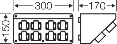 Hensel Mi Connection Box 8x     Mi CB 18 