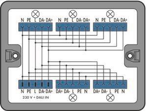 WAGO 899-631/313-000 Verteilerbox,DALI,1 
